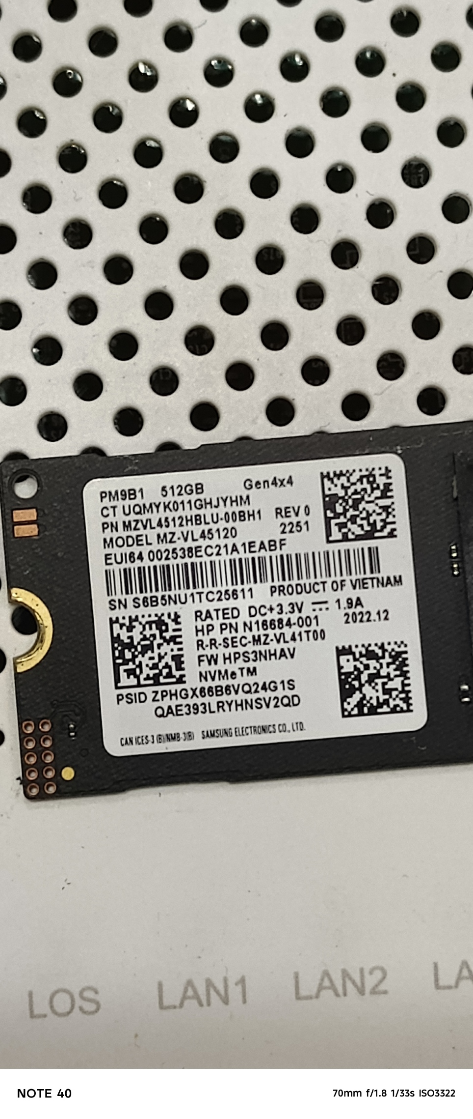 SSD NVMe
